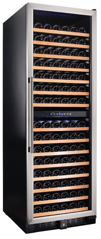 Smith and Hanks 166 Bottle Dual Zone Wine Refrigerator RE100004 - Good Wine Coolers