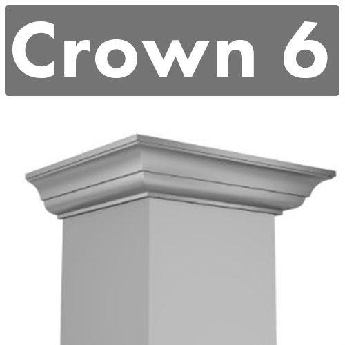 ZLINE Vented Crown Molding Profile 6 For Wall Mount Range Hood