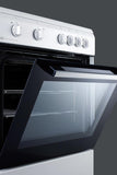 Summit 24" Wide Smooth Top Electric Range CLRE24WH