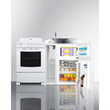 Summit 54" Wide All-in-One Kitchenette with Electric Coil Range ACK54COILW