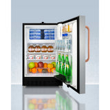 Summit 21" Wide Built-in Refrigerator-Freezer, ADA Compliant ADA302BRFZSSTBC