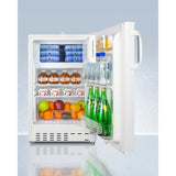 Summit 20" Wide Built-in Refrigerator-Freezer, ADA-Compliant ADA302RFZ