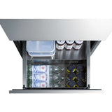 Summit 24" Wide 2-Drawer All-Refrigerator, ADA-Compliant (Panels Not Included) ADRD24PNR