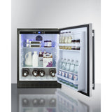 Summit 24" Wide Built-In All-Refrigerator, ADA-Compliant AL55