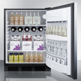 Summit 24" Wide Built-In All-Refrigerator, ADA Compliant AR5BS