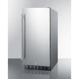 Summit 15" Wide Built-In All-Refrigerator, ADA-Compliant ALR15BCSS