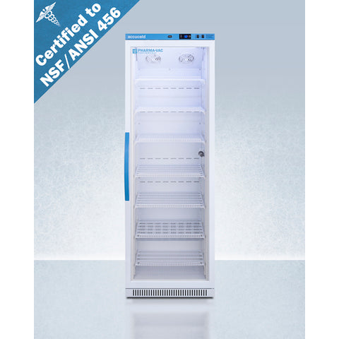 Summit 15 Cu. Ft. Upright Vaccine Refrigerator, Certified to NSF/ANSI 456 Vaccine Storage Standard ARG15PV456
