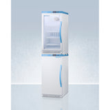 Accucold 20" Wide Performance Series All-Refrigerator/All-Freezer Combination ARG31PVBIADA-AFZ2PVBIADASTACKLHD