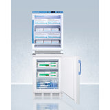 Summit 24" Wide All-Refrigerator/All-Freezer Combination ARG6PV-VT65MLSTACKMED2