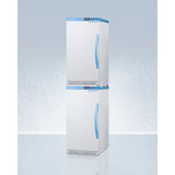 Accucold 20" Wide Performance Series All-Refrigerator/All-Freezer Combination ARS32PVBIADA-AFZ2PVBIADASTACKLHD