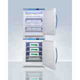 Accucold 24" Wide Performance Series All-Refrigerator/All-Freezer Combination ARS6PV-AFZ5PVBIADASTACK