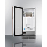 Summit Built-In 50 lb. Clear Icemaker (Panel Not Included) BIM44GCSSIF