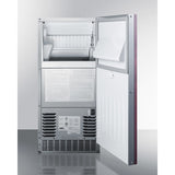 Summit 62 lb. Clear Outdoor Icemaker (Panel Not Included) BIM68OSPUMPIF