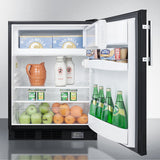 Summit 24" Wide Break Room Refrigerator-Freezer, ADA Compliant BKRF663BBIADA