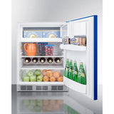 Summit 24" Wide Refrigerator-Freezer BRF611WHB