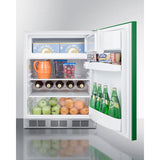 Summit 24" Wide Refrigerator-Freezer BRF611WHGADA