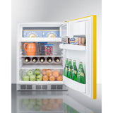 Summit 24" Wide Refrigerator-Freezer BRF611WHY