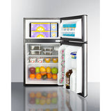 Summit 19" Wide Refrigerator-Freezer, ADA Compliant CP34BSSADA