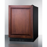 Summit 24" Wide Refrigerator-Freezer, ADA Compliant (Panel Not Included) CT66BK2SSIFADA