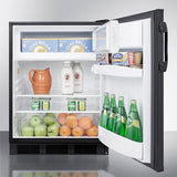 Summit 24" Wide Refrigerator-Freezer CT66BK