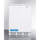 Summit 24" Wide Built-In Refrigerator-Freezer CT66LWBI