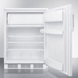 Summit 24" Wide Built-In Refrigerator-Freezer CT66LW