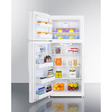 Summit 30" Wide Top Freezer Refrigerator CTR18WLHD