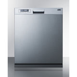 Summit 24" Wide Built-In Dishwasher, ADA Compliant DW2435SSADA