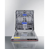 Summit 18" Wide Built-In Integrated Dishwasher, ADA Compliant (Panel Not Included) DW245NTADA