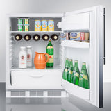 Summit 24" Wide Built-In All-Refrigerator FF61WBISSHV