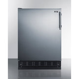 Summit 24" Wide Refrigerator-Freezer CT66BK2SSRSLHD