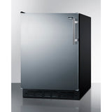 Summit 24" Wide Refrigerator-Freezer CT66BK2SSLHD