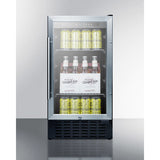 Summit 18" Wide Built-In Beverage Center SWC1840BCSS