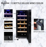 Koolatron 12 Bottle Deluxe Wine Cellar WC12-35D