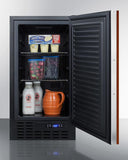 Summit 18" Wide Built-In All-Refrigerator (Panel Not Included) FF1843BIF
