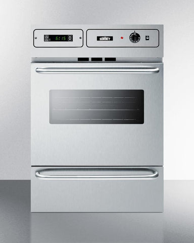 Summit 24" Wide Electric Wall Oven TEM788BKW