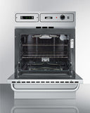 Summit 24" Wide Electric Wall Oven TEM788BKW