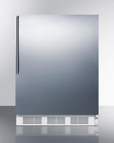 Summit 24" Wide Refrigerator-Freezer, ADA Compliant CT661WSSHV