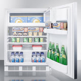 Summit 24" Wide Refrigerator-Freezer CT661WSSHH