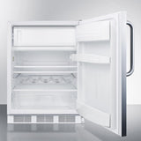 Summit 24" Wide Refrigerator-Freezer CT661WSSTB