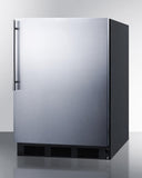 Summit 24" Wide Built-In Refrigerator-Freezer, ADA Compliant CT663BKBISSHVADA