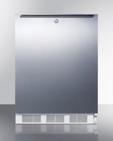 Summit 24" Wide Built-In Refrigerator-Freezer, ADA Compliant CT66LWBISSHHADA