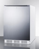 Summit 24" Wide Built-In Refrigerator-Freezer CT66LWBISSHH