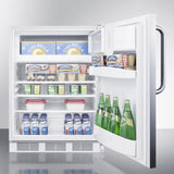 Summit 24" Wide Built-In Refrigerator-Freezer, ADA Compliant CT66LWBISSTBADA
