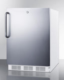 Summit 24" Wide Built-In Refrigerator-Freezer, ADA Compliant CT66LWBISSTBADA