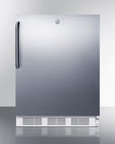 Summit 24" Wide Built-In Refrigerator-Freezer CT66LWCSS