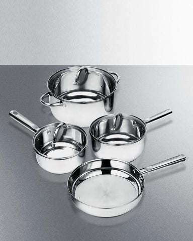 Summit 7-piece Induction Friendly Cookware Set (Induction Cookware)
