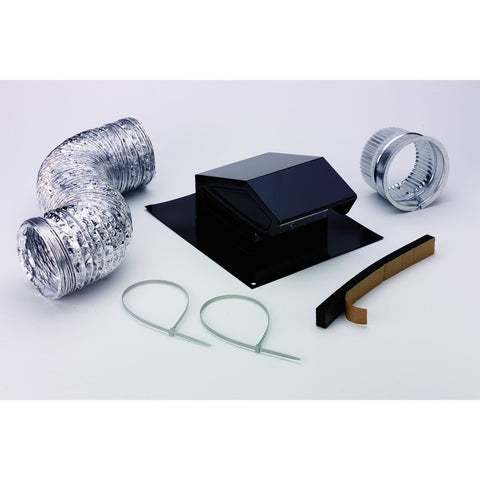 Broan Roof Vent Kit, 8' of 4" flexible duct RVK1A