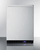 Built-in, 24 inch wide under-counter freezer SCFF53BXSSHHIM - Good Wine Coolers