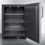 Built-in, 24 inch wide under-counter freezer SCFF53BXSSTB - Good Wine Coolers